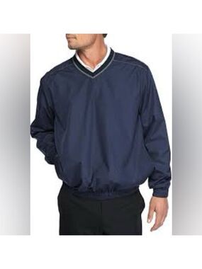 PGA Tour Men's V-Neck Windbreaker Large
